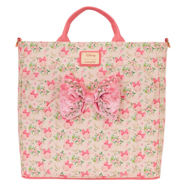 ZAINO CONVERTIBILE E BORSA TOTE FLOREALE MINNIE - DISNEY LOUNGEFLY