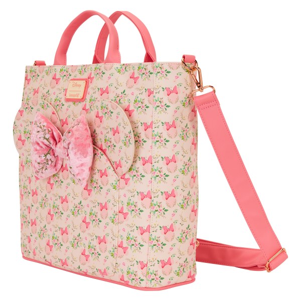 ZAINO CONVERTIBILE E BORSA TOTE FLOREALE MINNIE - DISNEY LOUNGEFLY