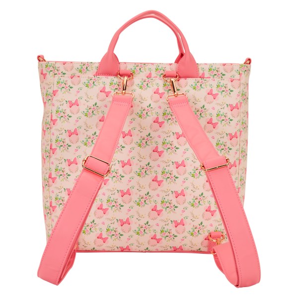 ZAINO CONVERTIBILE E BORSA TOTE FLOREALE MINNIE - DISNEY LOUNGEFLY