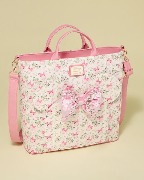 ZAINO CONVERTIBILE E BORSA TOTE FLOREALE MINNIE - DISNEY LOUNGEFLY