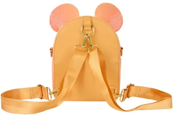 Mini zaino convertibile borsa a tracolla con paillettes Topolino - DISNEY LOUNGEFLY