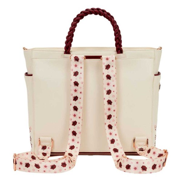borsa a tracolla Loungefly Figural Cream & Red Floral