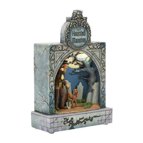DIORAMA A LED HAUNTED MANSION - DISNEY TRADITIONS
