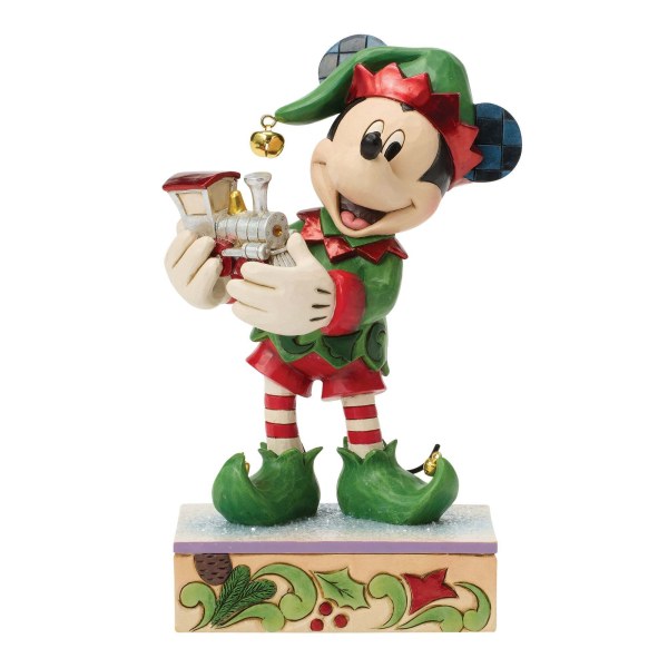 EDIZIONE SPECIALE MICKEY ELFO CON TRENO - DISNEY TRADITIONS