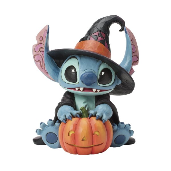 STITCH COME STREGA CON JACK-O'-LANTERN - DISNEY TRADITIONS