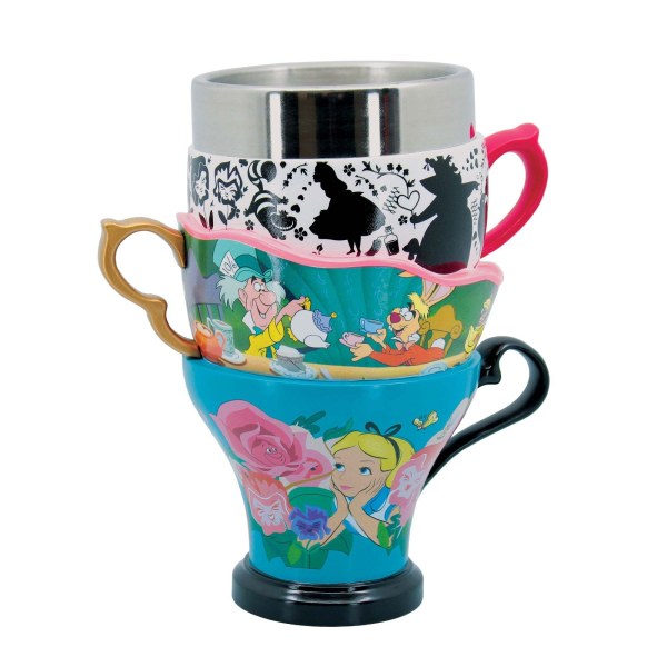 CALICE DECORATIVO ALICE WONDERLAND - DISNEY SHOWCASE