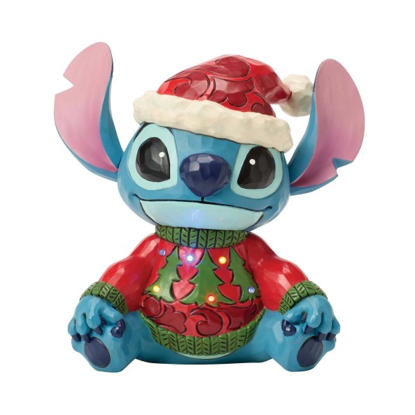 STITCH CON MAGLIONE NATALE (LED) - DISNEY TRADITIONS