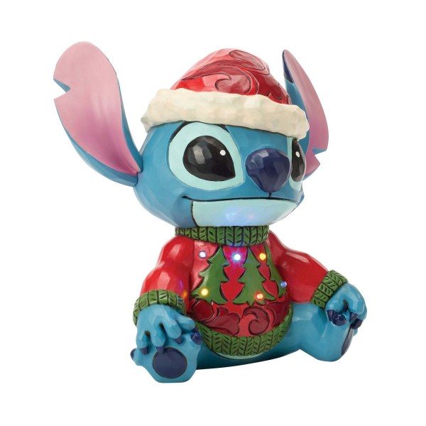 STITCH CON MAGLIONE NATALE (LED) - DISNEY TRADITIONS