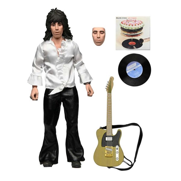 THE ROLLING STONES - ACTION FIGURE VESTITA DA 8" - FIGURA DI KEITH RICHARDS (1975)
