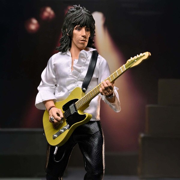 THE ROLLING STONES - ACTION FIGURE VESTITA DA 8" - FIGURA DI KEITH RICHARDS (1975)