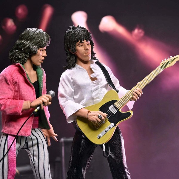 THE ROLLING STONES - ACTION FIGURE VESTITA DA 8" - FIGURA DI KEITH RICHARDS (1975)