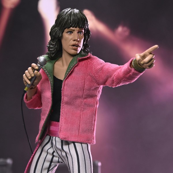 THE ROLLING STONES - ACTION FIGURE VESTITA DA 8" - FIGURA DI MICK JAGGER (1975)