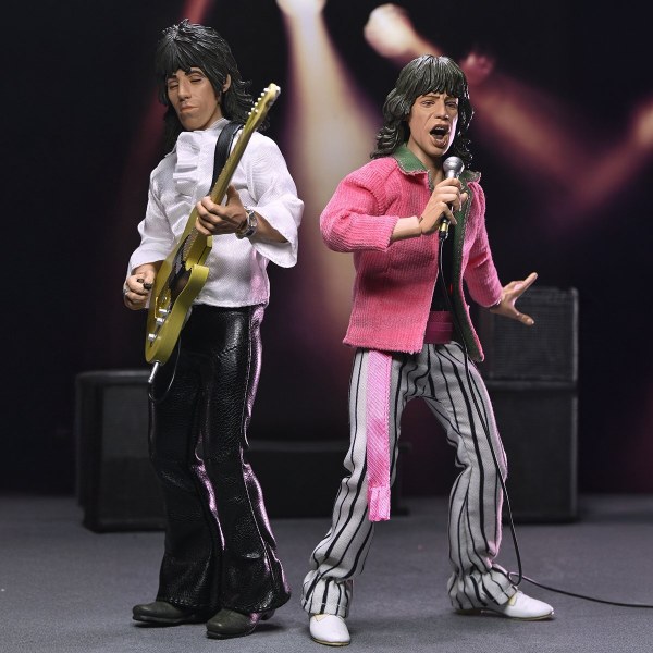 THE ROLLING STONES - ACTION FIGURE VESTITA DA 8" - FIGURA DI MICK JAGGER (1975)