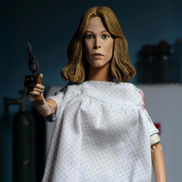 HALLOWEEN 2 (1981) 8" ACTION FIGURE VESTITA CONFEZIONE DA 2 - DR. LOOMIS E LAURIE STRODE