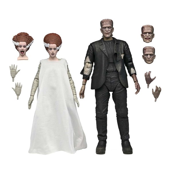 ACTION FIGURE IN SCALA 7" - LA SPOSA DI FRANKENSTEIN CONFEZIONE DA 2