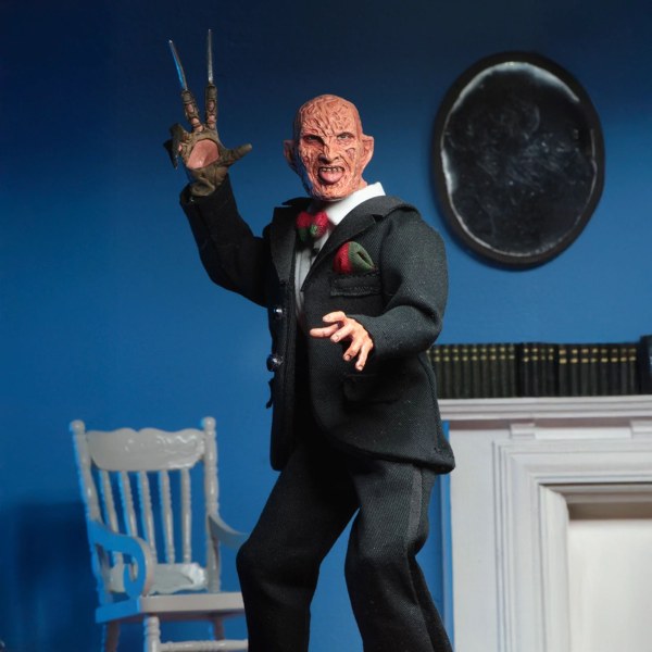 NIGHTMARE ON ELM STREET - FIGURA VESTITA DA 8" - TUXEDO FREDDY