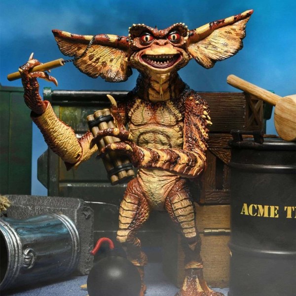 GREMLINS 2 - IL NUOVO LOTTO ACTION FIGURE IN SCALA 7" - GREMLIN DEMOLITORE CONFEZIONE DA 2