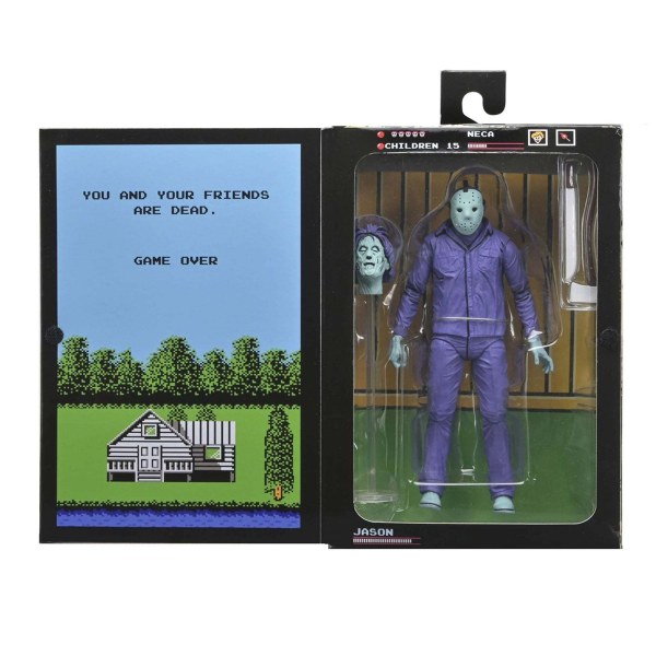 VENERDÌ 13 - FIGURA IN SCALA 7" - JASON (APPARIZIONE CLASSICA NEL VIDEOGIOCO)