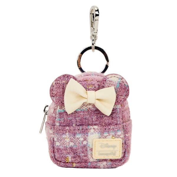 Portachiavi mini zaino misterioso Minnie glitterato - Disney Loungefly