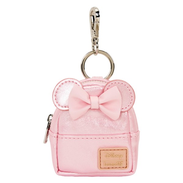 Portachiavi mini zaino misterioso Minnie glitterato - Disney Loungefly