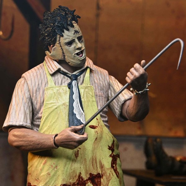 NON APRITE QUELLA PORTA - ACTION FIGURE DA 7" IN SCALA - 50° ANNIVERSARIO ULTIMATE LEATHERFACE