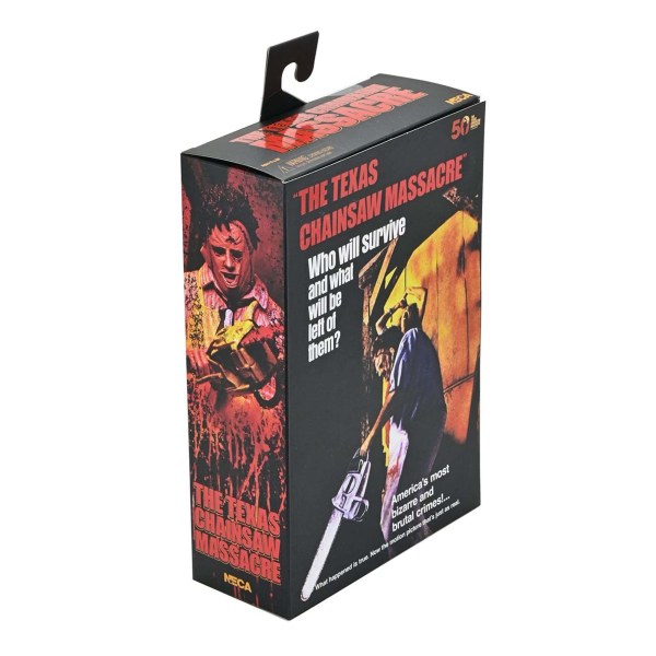 NON APRITE QUELLA PORTA - ACTION FIGURE DA 7" IN SCALA - 50° ANNIVERSARIO ULTIMATE LEATHERFACE