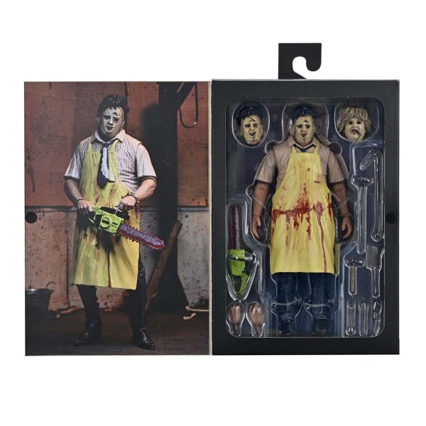 NON APRITE QUELLA PORTA - ACTION FIGURE DA 7" IN SCALA - 50° ANNIVERSARIO ULTIMATE LEATHERFACE