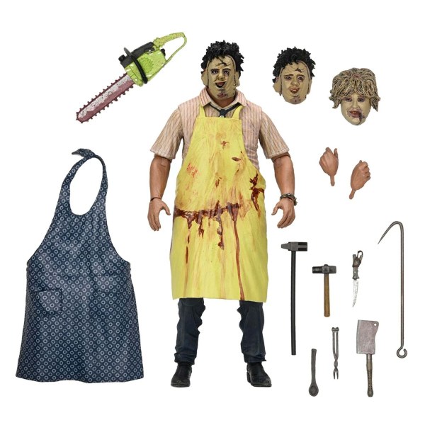 NON APRITE QUELLA PORTA - ACTION FIGURE DA 7" IN SCALA - 50° ANNIVERSARIO ULTIMATE LEATHERFACE