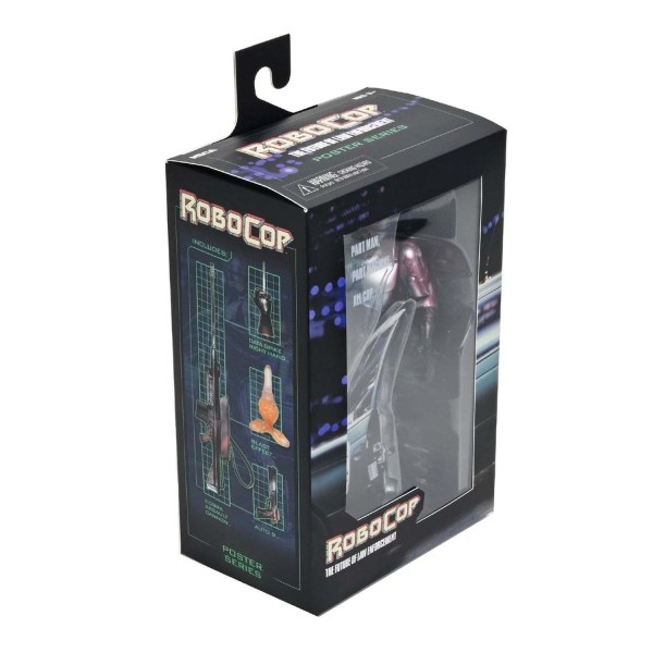 ROBOCOP - ACTION FIGURE IN SCALA 7" - POSTER OMAGGIO A ROBOCOP