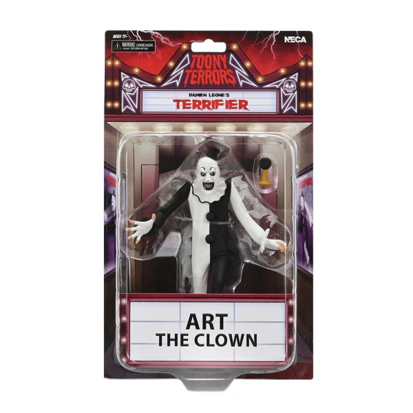 TERRIFIER - ACTION FIGURE IN SCALA 6" - TOONY TERRORS ART THE CLOWN