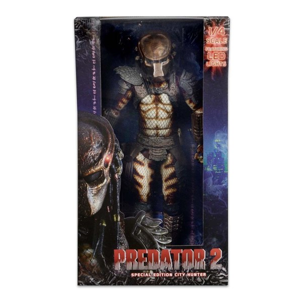 PREDATOR - FIGURA IN SCALA ¼ - CITY HUNTER PREDATOR CON LUCI LED