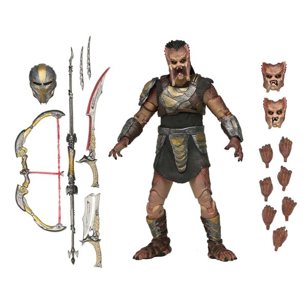 PREDATOR BADLANDS - ACTION FIGURE IN SCALA 7" - ULTIMATE DEK (ARMATURA DA ADDESTRAMENTO)