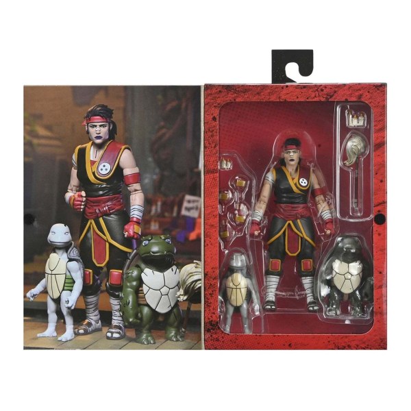 TARTARUGHE NINJA MUTANTI ADOLESCENTI (L'ULTIMO RONIN - GLI ANNI PERDUTI) - ACTION FIGURE DA 7" IN SCALA - CASEY MARIE CON BABY ODYN E UNO