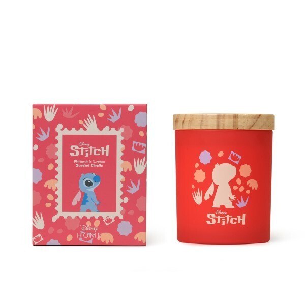 Candela in legno Stitch litchi e plumeria - Disney Lilo & Stitch