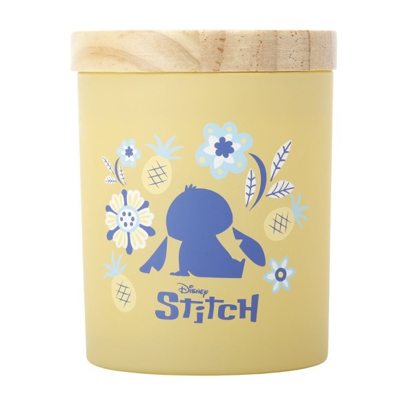 Candela in legno Stitch ananas e fiore di cocco - Disney Lilo & Stitch