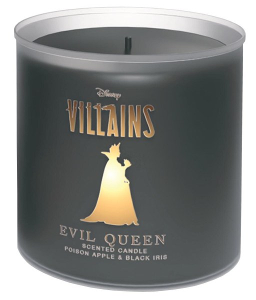 Evil Queen Disney Bougie Verre Mela avvelenata e Iris nero