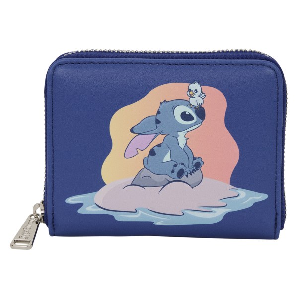 PORTAFOGLIO MINIMALE STITCH CON UCCELLO - DISNEY LOUNGEFLY LILO & STITCH