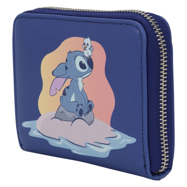 PORTAFOGLIO MINIMALE STITCH CON UCCELLO - DISNEY LOUNGEFLY LILO & STITCH
