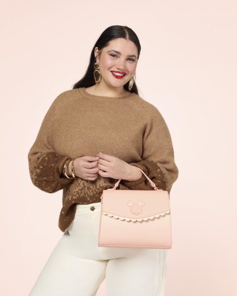 BORSA A TRACOLLA CON STAMPA COMPLETA DI TOPOLINO E AMICI - DISNEY LOUNGEFLY