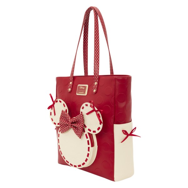 BORSA TOTE MINNIE CON POIS - DISNEY LOUNGEFLY