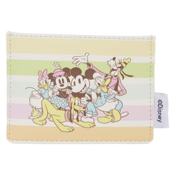 PORTA CARTE A STRISCE ARCOBALENO DI TOPOLINO E I SUOI AMICI - DISNEY LOUNGEFLY