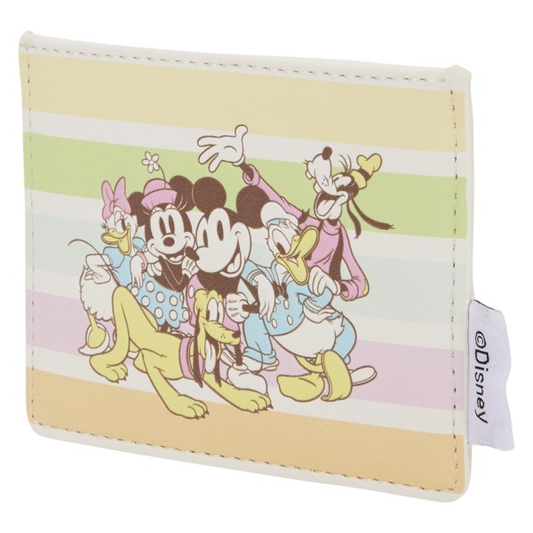 PORTA CARTE A STRISCE ARCOBALENO DI TOPOLINO E I SUOI AMICI - DISNEY LOUNGEFLY