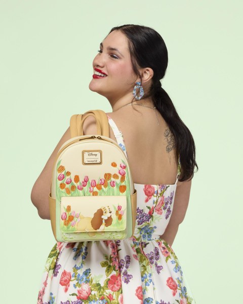 MINI ZAINO LADY PASTEL TULIP - DISNEY LOUNGEFLY LADY E IL VAGABONDO