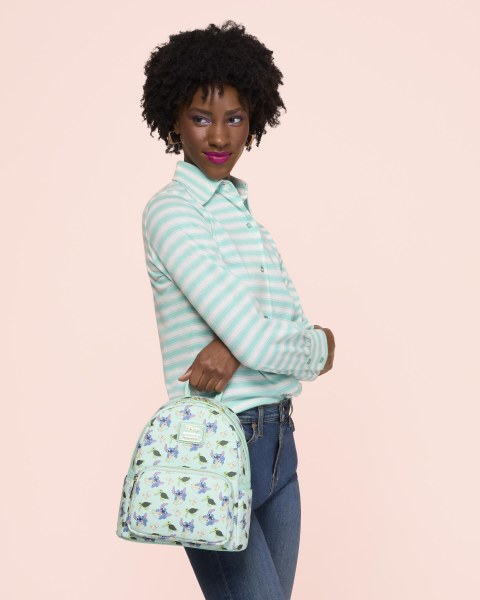 MINI ZAINO STITCH E ANATRA - DISNEY LOUNGEFLY LILO & STITCH