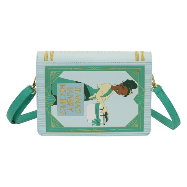 BORSA A TRACOLLA CON LIBRO DI RICETTE TIANA - DISNEY LOUNGEFLY LA PRINCIPESSA E IL RANOCCHIO