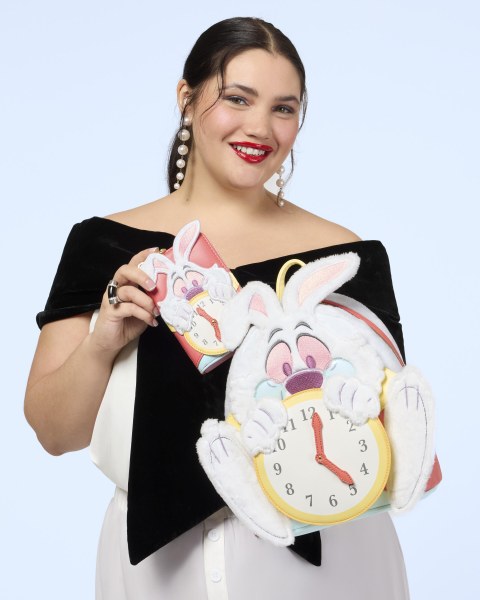 MINI ZAINO CONIGLIO BIANCO - LOUNGEFLY DISNEY ALICE NEL PAESE DELLE MERAVIGLIE