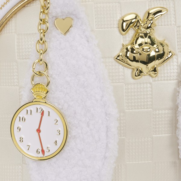 BORSA CONIGLIO BIANCO - LOUNGEFLY DISNEY ALICE NEL PAESE DELLE MERAVIGLIE