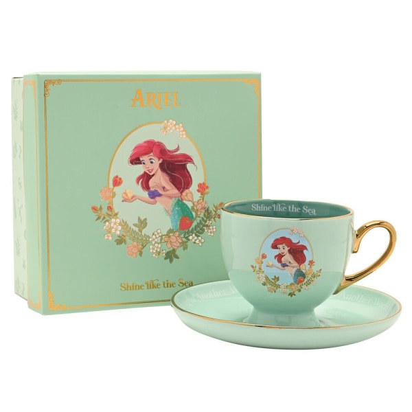 Tazza da tè e piattino Ariel - Disney La Sirenetta
