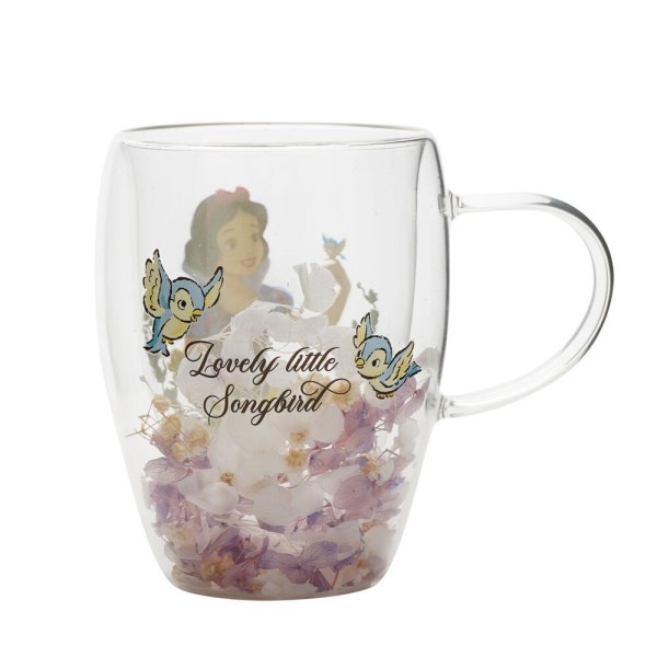 tazza in vetro floreale Biancaneve - Disney Pastel Princess
