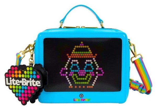 Borsa a tracolla con portamonete Lite Brite - Loungefly Hasbro